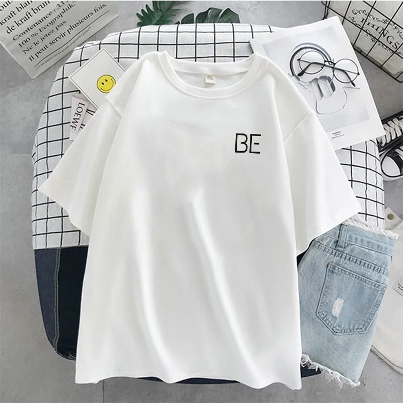 Short-sleeved T-shirt Female Summer Student Korean Style Loose