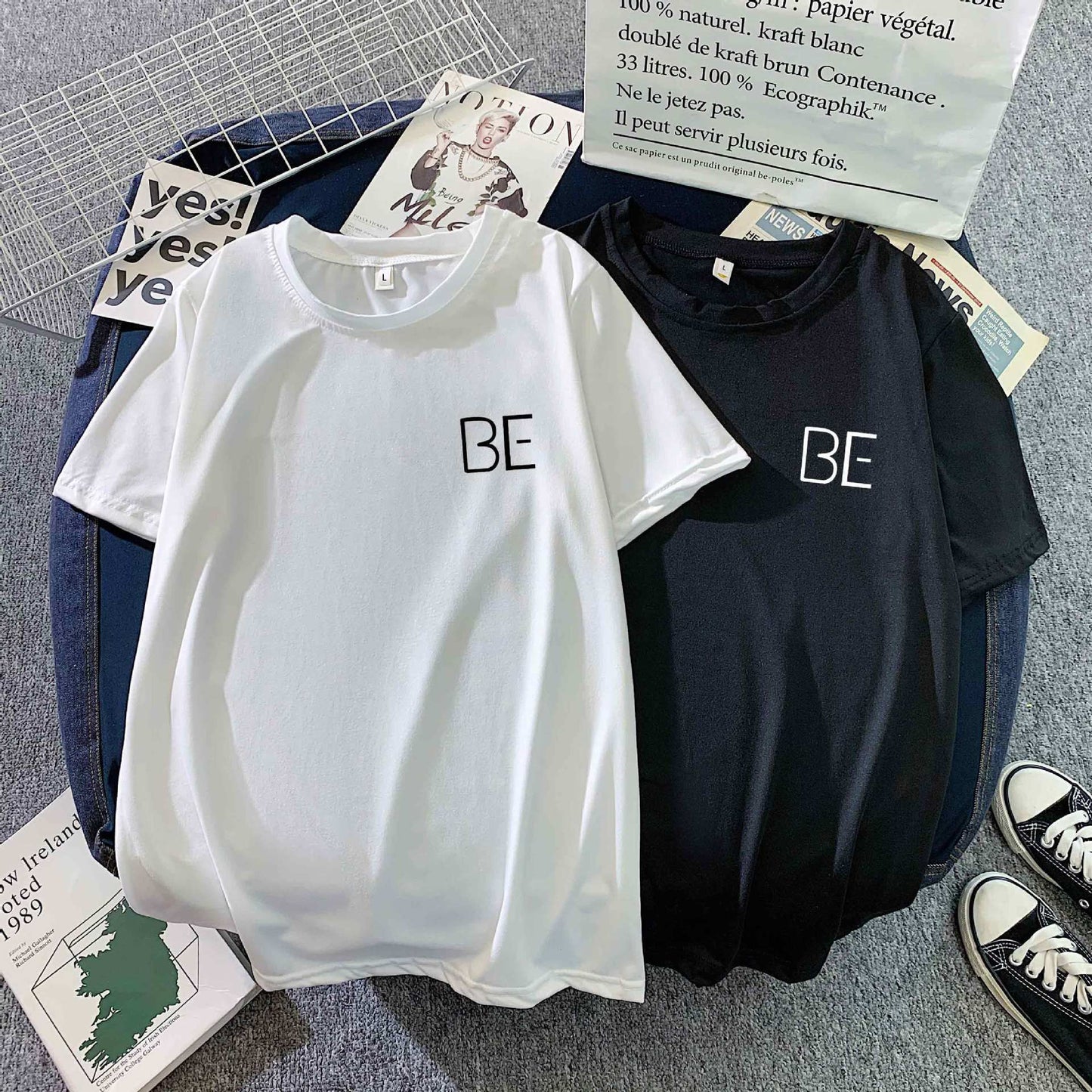 Short-sleeved T-shirt Female Summer Student Korean Style Loose