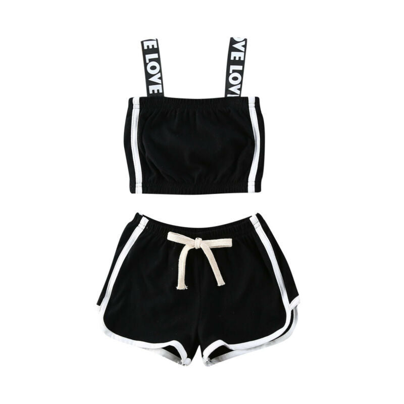 Vêtements pour bébé fille, chemises et shorts