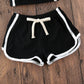 Vêtements pour bébé fille, chemises et shorts