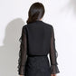 Bowknot V-neck Temperament Small Shirt Ruffled Chiffon Shirt