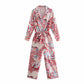 Spring And Summer New Casual Women's Printed Jumpsuit