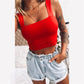 T-shirt court tendance pour femme