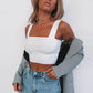 T-shirt court tendance pour femme