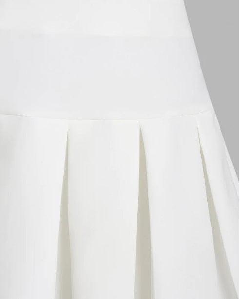 Temperament Women's Slim Pleated Skirt