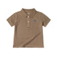 Comfortable And Breathable Top With Solid Color Lapel