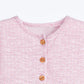 T-shirt enfant manches courtes coton col rond fille