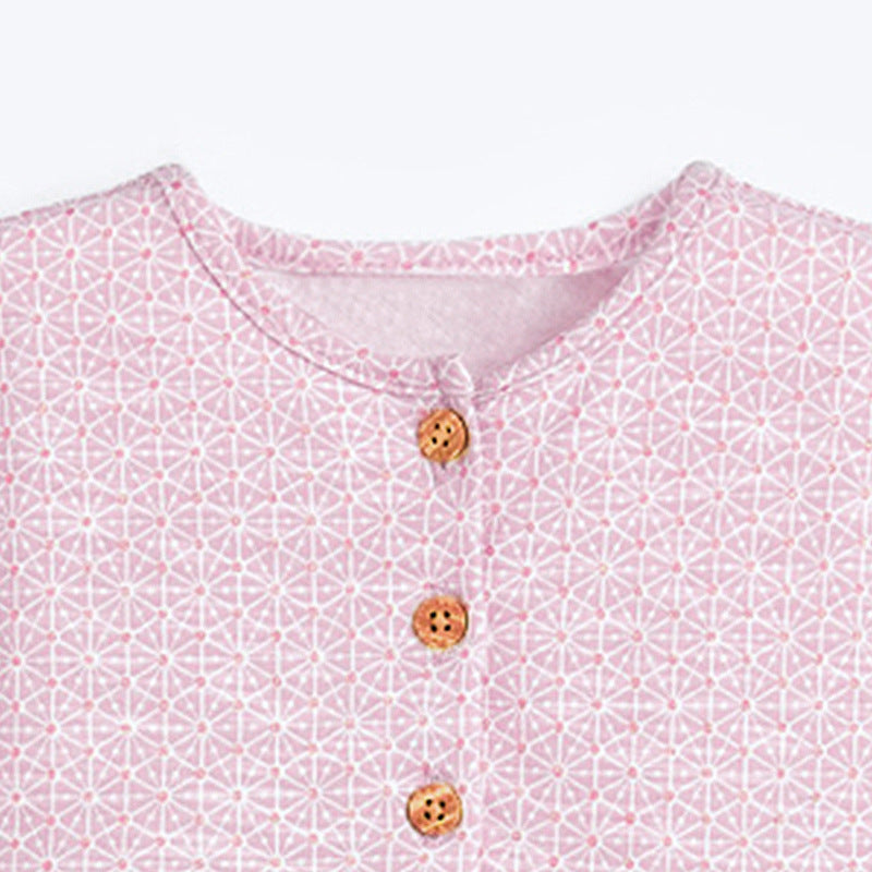 T-shirt enfant manches courtes coton col rond fille