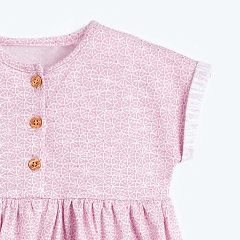 T-shirt enfant manches courtes coton col rond fille