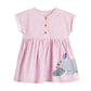 T-shirt enfant manches courtes coton col rond fille