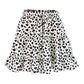 Women Summer High Waist Beach Dress Ladies Falbala Skirt