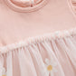 Baby Bag Fart Skirt Small Daisy Mesh Stitching Dress