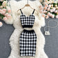 Top Short Knit V Fairy Sweet Child College High Two-piece Suit