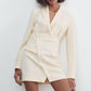 Fashionable Temperament Long-sleeved Suit Casual Dress