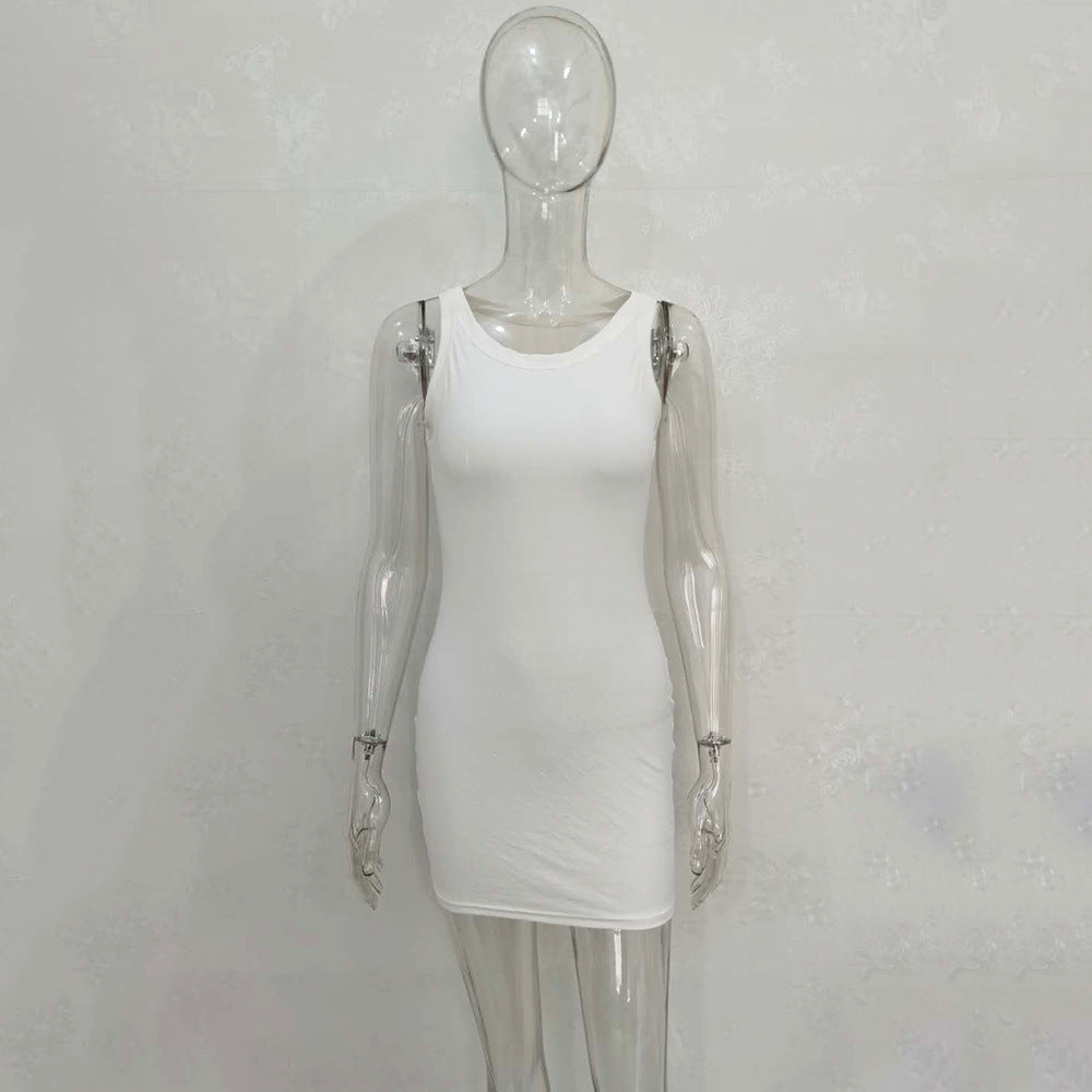 Robe gilet sexy à la mode printemps-été