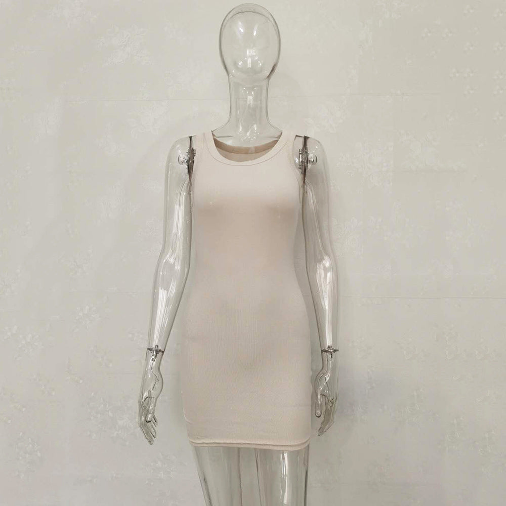 Robe gilet sexy à la mode printemps-été