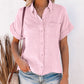 Lapel Button Button Shirts For Women