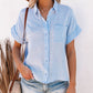 Lapel Button Button Shirts For Women