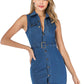 Sveless Belt Loops Cowboy Dress Is New