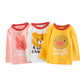 T-shirt à manches longues pour fille, style coréen, vêtements pour bébé, automne