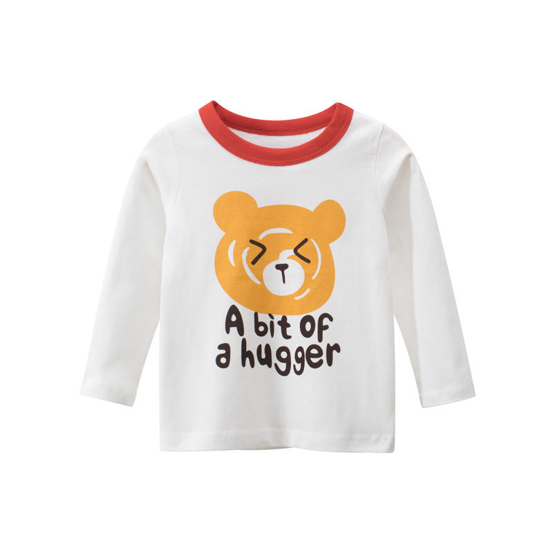 New Autumn Girl's Long-sleeved T-shirt Korean Style Children's Baby Clothes