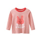 T-shirt à manches longues pour fille, style coréen, vêtements pour bébé, automne