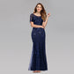 Robe d'été et d'automne pour femmes européennes et belles, robe de soirée à paillettes