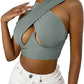 Hollow Hanging Neck Halter Back Exposed Umbilical Plastic Waist Breast Enhancement Small Sling