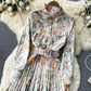 Women's Niche Oil Painting Print Dress