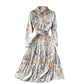 Women's Niche Oil Painting Print Dress