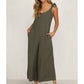 V-neck loose jumpsuit