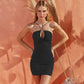 Jupe à bretelles d'été pour femme, nouvelle mode, sexy, style boîte de nuit, à lacets, col licou, plissée, hanche