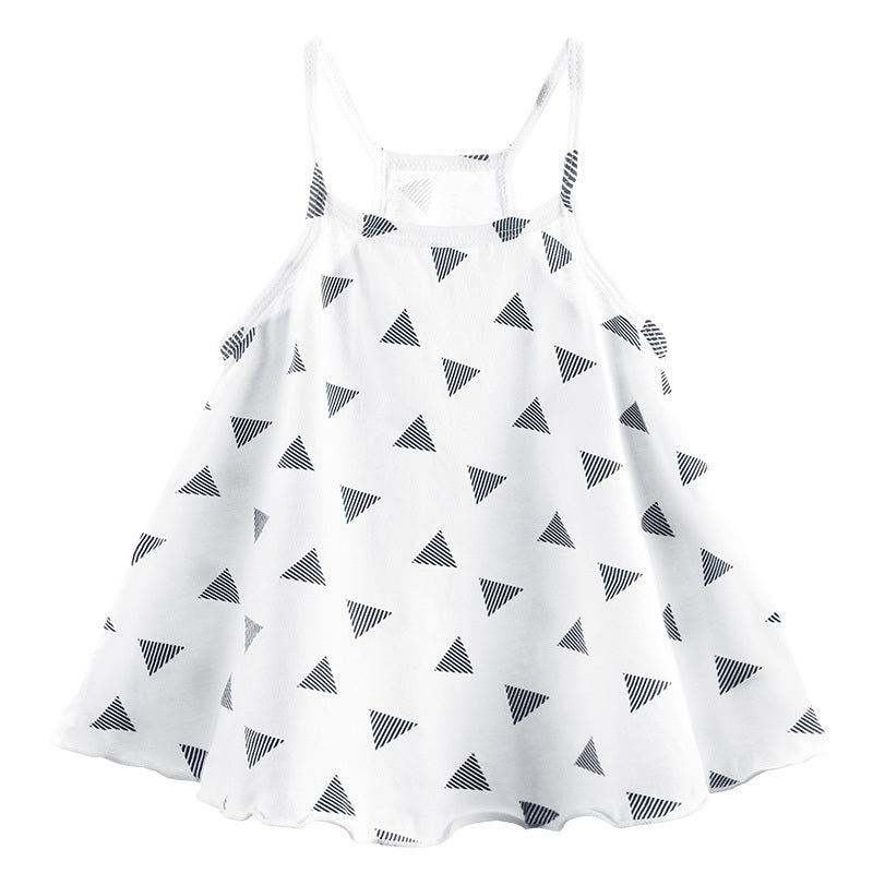 Baby Girl Summer Sling Dress Baby Pure Cotton