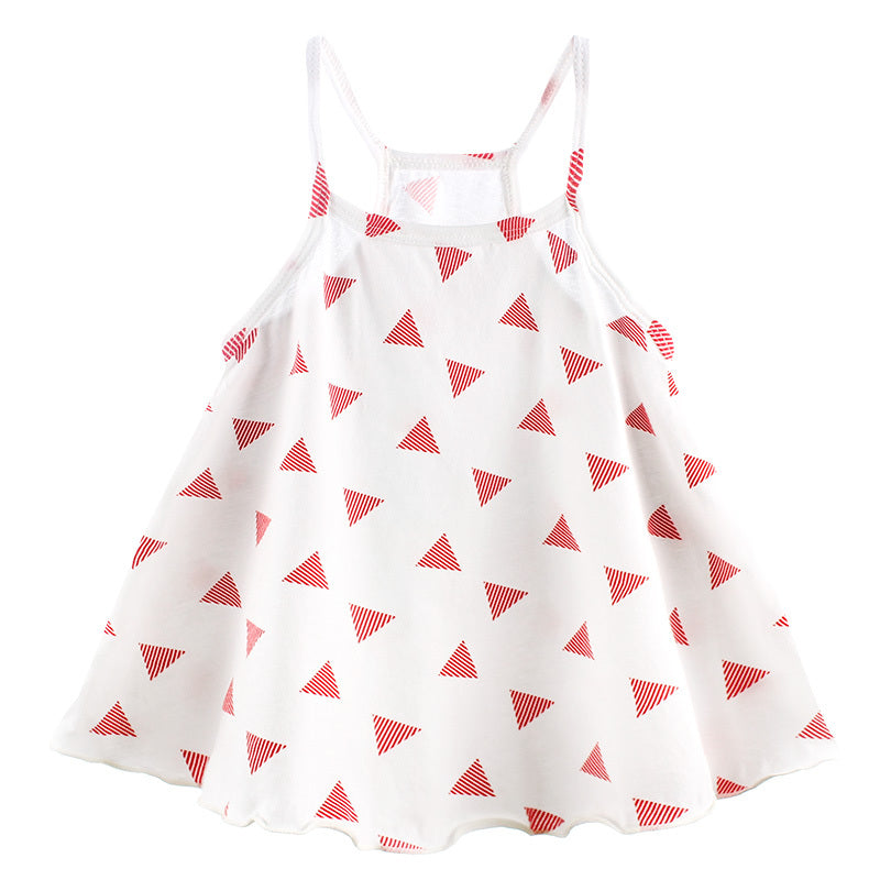 Baby Girl Summer Sling Dress Baby Pure Cotton