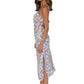 Summer Women's Sling Sleeveless V-Neck Digital Printed Dress