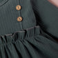 Children's long-sleeved dress in cotton