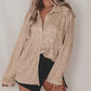 Women's Fashion Casual Solid Color Buttons Long-sleeved Cardigan