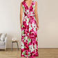 New Bohemian Women's Printed Wear Sleeveless V-neck Dress