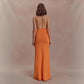 Sexy Off-the-Shoulder Sleeveless Bodycon Pleated Backless Dress For Women