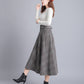 Ladies retro woolen skirt