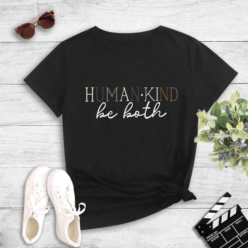 T-shirt imprimé à manches courtes « Créativité » Je ne peux pas respirer