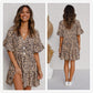 Robe à imprimé léopard