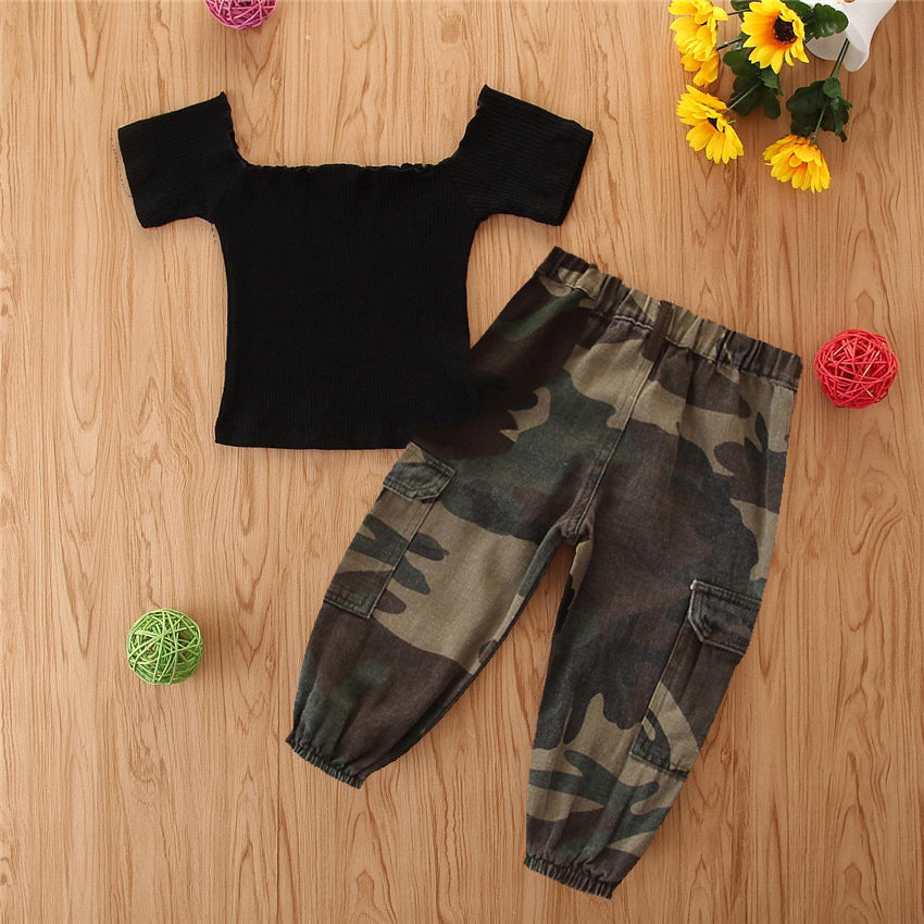 Combinaison camouflage pour fille