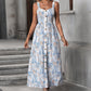 Women's Floral Dress Women's Summer Outerwear A- Line Skirt Dress