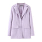 Casual mid-length suit with vest inside