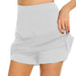 Lined A-line skirt with pockets