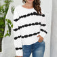 Tie-dye striped T-shirt