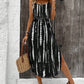 European And American-style Floral Camisole Skirt Two-piece Set