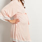 Pure color maternity dress