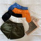 Pantalon chaud décontracté taille haute sauvage de couleur unie